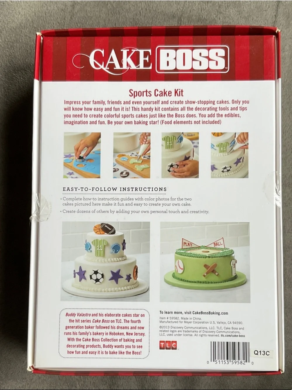 Sports Cake Kit – 27 piece Sports Decorating Set- Cake Boss